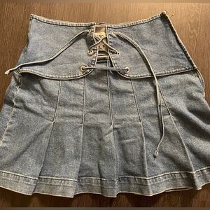 Urban Outfitters BDG Jeans Pleated Skirt